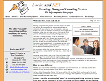 Tablet Screenshot of lockeandkey.com